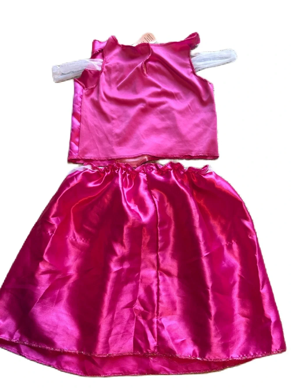 Disney Aurora 2 Piece Costume Dress Sz 4-6X Pink Sleeping Beauty Halloween
